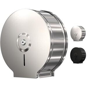 EnBath Jumbo Toilet Paper Dispenser -Wall Mount Industrial Toilet Paper Holder, Commercial Grade, Stainless Steel, Locking Bathroom Dispenser for 9" Rolls (DIspensador de Papel de bano) by EnBath Jumbo Toilet Paper Dispenser -Wall Mount Industrial Toilet Paper Holder, Commercial Grade, Stainless Steel, Locking Bathroom Dispenser for 9" Rolls (DIspensador de Papel de bano) by