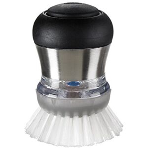 OXO SteeL Soap Dispensing Palm Brush,2-3/4" diam. x 4" h OXO SteeL Soap Dispensing Palm Brush,2-3/4" diam. x 4" h