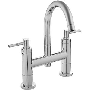 Hudson Reed TEL353 Tec Lever ǀ Modern Bathroom Minimalist Lever Handle Bath Filler Tap with Swivel Spout, 320mm x 360mm, Chrome Hudson Reed TEL353 Tec Lever ǀ Modern Bathroom Minimalist Lever Handle Bath Filler Tap with Swivel Spout, 320mm x 360mm, Chrome