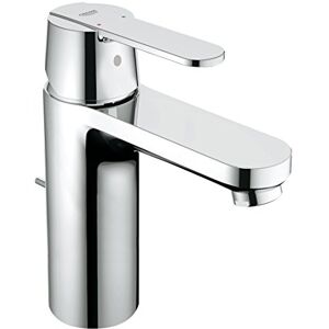 Grohe Get Bathroom Wash Basin Mixer Tap with Pop-Up Waste Set (Metal Lever, 35 mm Ceramic Cartridge, Water Saving Mousseur 5.7 l/min, Tails 3/8 Inch), M-Size 159 mm, with QuickTool, Chrome, 23454000 Grohe Get Bathroom Wash Basin Mixer Tap with Pop-Up Waste Set (Metal Lever, 35 mm Ceramic Cartridge, Water Saving Mousseur 5.7 l/min, Tails 3/8 Inch), M-Size 159 mm, with QuickTool, Chrome, 23454000