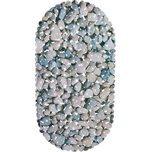 Relaxdays Anti-Slip Bath Mat, Stone-Look, Non-Slippery Suction Cups, Washable, W x D: 36 x 68 cm, Pack of 1 Relaxdays Anti-Slip Bath Mat, Stone-Look, Non-Slippery Suction Cups, Washable, W x D: 36 x 68 cm, Pack of 1