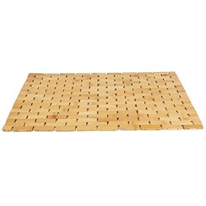 Mind Reader BAMAT-BRN Luxury Roll Up Shower Bath Mat, Anti-Slip Mat, Environment Friendly Bamboo, Brown Mind Reader BAMAT-BRN Luxury Roll Up Shower Bath Mat, Anti-Slip Mat, Environment Friendly Bamboo, Brown