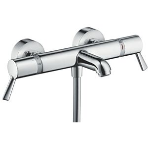 Hansgrohe Ecostat Thermostatic Bath Mixer Comfort Care with Extra Long Handles, Chrome, 13115000 Hansgrohe Ecostat Thermostatic Bath Mixer Comfort Care with Extra Long Handles, Chrome, 13115000