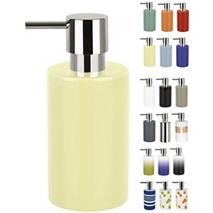 Spirella Tube Collection Liquid Soap Dispenser, 7.0 x 7.0 x 16.0 cm, Stoneware Yellow Spirella Tube Collection Liquid Soap Dispenser, 7.0 x 7.0 x 16.0 cm, Stoneware Yellow