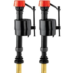 Fluidmaster PRO45BTWIN Toilet Fill Valve Pack of 2 – Includes PRO45B Bottom Entry Brass Shank – Quiet Refill, Adjustable Height, Anti-Siphon, WRAS Approved – 5 Year Warranty Fluidmaster PRO45BTWIN Toilet Fill Valve Pack of 2 – Includes PRO45B Bottom Entry Brass Shank – Quiet Refill, Adjustable Height, Anti-Siphon, WRAS Approved – 5 Year Warranty