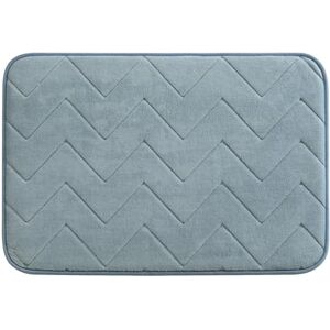 Gedy Mousse Bath Mat, Non-Slip Polyester, 60 x 40, Blue Gedy Mousse Bath Mat, Non-Slip Polyester, 60 x 40, Blue