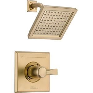 DELTA Dryden 14 Series Single-Function Shower Trim Kit with Single-Spray Touch Clean Shower Head, Champagne Bronze T14251-CZ (Valve Not Included) DELTA Dryden 14 Series Single-Function Shower Trim Kit with Single-Spray Touch Clean Shower Head, Champagne Bronze T14251-CZ (Valve Not Included)