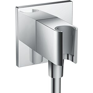 Hansgrohe FixFit E shower outlet elbow with shower head holder, with non-return valve, chrome, 26889000 Hansgrohe FixFit E shower outlet elbow with shower head holder, with non-return valve, chrome, 26889000