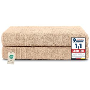 Sevval Comfortec Sauna Towels - 2 pcs 80x200cm Beige Sevval Comfortec Sauna Towels - 2 pcs 80x200cm Beige