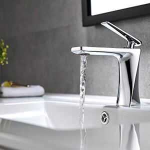 JOMOLA Chrome Single Handle Bathroom Sink Tap One Hole Deck Mount Lavatory Mixer Tap Wash Basin Faucet Brass JOMOLA Chrome Single Handle Bathroom Sink Tap One Hole Deck Mount Lavatory Mixer Tap Wash Basin Faucet Brass