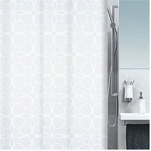 Spirella Anti-Mould Shower Curtain Anti-Bacterial, Washable, Waterproof, Polyester, "Filigree" 180 x 200 cm Spirella Anti-Mould Shower Curtain Anti-Bacterial, Washable, Waterproof, Polyester, "Filigree" 180 x 200 cm