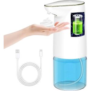 HIYAA Automatic 500Ml Rechargeable Touchless Foaming, Electric Soap Dispenser with Infrared Motion Sensor for Home, Kitchen,Bathroom, School, Hotel, White, 500 ML HIYAA Automatic 500Ml Rechargeable Touchless Foaming, Electric Soap Dispenser with Infrared Motion Sensor for Home, Kitchen,Bathroom, School, Hotel, White, 500 ML