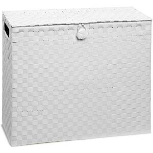 ARPAN Toilet Roll Holder Bathroom Multipurpose Storage Unit Polypropylene Woven on Metal frame, Ideal Addition to Bathroom or Toilets by (White) ARPAN Toilet Roll Holder Bathroom Multipurpose Storage Unit Polypropylene Woven on Metal frame, Ideal Addition to Bathroom or Toilets by (White)