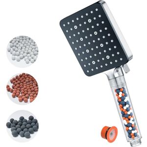 YEAUPE PRO Shower Head with Filter, Square Pure Shower,Bathroom showerhead, Shower Heads High Pressure 6 Jet Modes,Universal Powerful Flow Rain Hard Water Softener Handheld Shower Head YEAUPE PRO Shower Head with Filter, Square Pure Shower,Bathroom showerhead, Shower Heads High Pressure 6 Jet Modes,Universal Powerful Flow Rain Hard Water Softener Handheld Shower Head