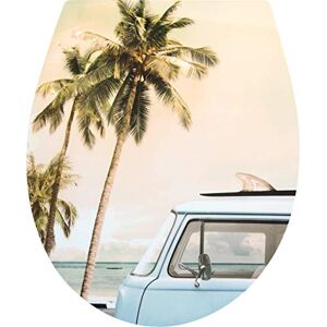 Cornat Retro Bus KSDSC290 Super Flat Design-Easy Care Duroplast-Quick Up & Clean Function-Soft Close Mechanism-Comfortable Assembly Seat/Toilet Lid, 46.5 x 38 x 5 cm Cornat Retro Bus KSDSC290 Super Flat Design-Easy Care Duroplast-Quick Up & Clean Function-Soft Close Mechanism-Comfortable Assembly Seat/Toilet Lid, 46.5 x 38 x 5 cm