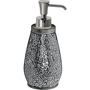Gedy G-Myosotis, Grey, Bathroom Soap Dispenser Made of Ceramic and Glass, 2 Year Warranty, Measures 19 x 8.5 x 8.5 cm and Weight 0.45 kg, R&D Design, Unica Gedy G-Myosotis, Grey, Bathroom Soap Dispenser Made of Ceramic and Glass, 2 Year Warranty, Measures 19 x 8.5 x 8.5 cm and Weight 0.45 kg, R&D Design, Unica