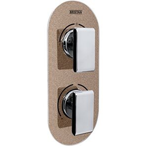 Bristan MPIV2 SHCDIV CR Radiance Metallic Pivot 2 Concealed Dual Control Valve and Diverter, Chrome/Copper Bristan MPIV2 SHCDIV CR Radiance Metallic Pivot 2 Concealed Dual Control Valve and Diverter, Chrome/Copper