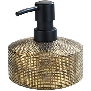 WENKO Rivara Liquid Soap Dispenser Hand Painted 0.4 L, Ceramic, Gold, 10.5 x 12 x 10.5 cm WENKO Rivara Liquid Soap Dispenser Hand Painted 0.4 L, Ceramic, Gold, 10.5 x 12 x 10.5 cm