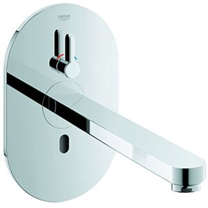 Grohe Eurosmart Ce Infra-Red Electronic Basin Mixer with Mixing Device and Adjustable Temperature Limiter Chrome 36376000 Grohe Eurosmart Ce Infra-Red Electronic Basin Mixer with Mixing Device and Adjustable Temperature Limiter Chrome 36376000