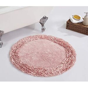 Better Trends 100% Cotton Bath Rug in Shaggy Border Collection Ultra Soft, Plush, Absorbent, Tufted Bath Rug, Quick-Dry, Great for Bath, Shower, Bedroom, Dog or Door Mat, 30" Round, Pink Better Trends 100% Cotton Bath Rug in Shaggy Border Collection Ultra Soft, Plush, Absorbent, Tufted Bath Rug, Quick-Dry, Great for Bath, Shower, Bedroom, Dog or Door Mat, 30" Round, Pink
