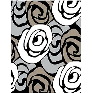 Oresteluchetta Bathroom rug/bedside mat GREY FLOWERS 60x110 Oresteluchetta Bathroom rug/bedside mat GREY FLOWERS 60x110