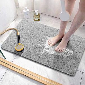 Asvin Soft Textured Bath, Shower, Tub Mat, 47x16 Inch, Phthalate Free, Non Slip Comfort Bathtub Mats with Drain, PVC Loofah Bathroom Mats for Wet Areas, Quick Drying Asvin Soft Textured Bath, Shower, Tub Mat, 47x16 Inch, Phthalate Free, Non Slip Comfort Bathtub Mats with Drain, PVC Loofah Bathroom Mats for Wet Areas, Quick Drying