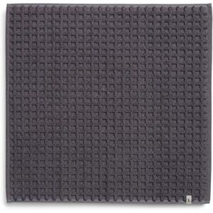 Möve Piquée bath mat 60 x 60 cm, 100% cotton, graphite Möve Piquée bath mat 60 x 60 cm, 100% cotton, graphite