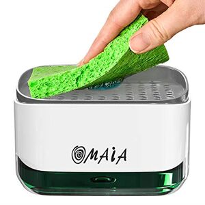 OMAIA 2-in-1 Kitchen Soap Dispenser with Sponge Holder dishwashing Liquid Dispenser for Kitchen Smart Kitchen Gadgets 2023 Sink Countertop Organizer Dish soap Dispenser for Kitchen Sink… OMAIA 2-in-1 Kitchen Soap Dispenser with Sponge Holder dishwashing Liquid Dispenser for Kitchen Smart Kitchen Gadgets 2023 Sink Countertop Organizer Dish soap Dispenser for Kitchen Sink…