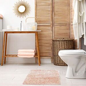 Emma Barclay Twinkle Super Soft Bath Mat – Luxury Bath Mat With Sparkle Detailing, 60% Polyester, 40% Cotton in Blush Pink 50x80cm Emma Barclay Twinkle Super Soft Bath Mat – Luxury Bath Mat With Sparkle Detailing, 60% Polyester, 40% Cotton in Blush Pink 50x80cm