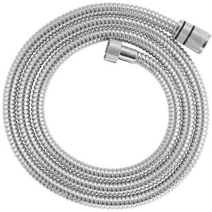 Grohe VitalioFlex Metal Long-Life TwistStop Shower Hose 1.75 m (Tensile Strength 50 kg, Pressure Resistance Up to 16 Bar, Heat Resistance 75°C, Universal Connection G 1/2" x 1/2"), Chrome, 22100000 Grohe VitalioFlex Metal Long-Life TwistStop Shower Hose 1.75 m (Tensile Strength 50 kg, Pressure Resistance Up to 16 Bar, Heat Resistance 75°C, Universal Connection G 1/2" x 1/2"), Chrome, 22100000