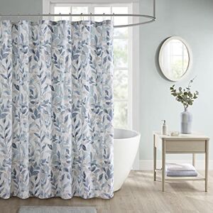 Madison Park Essentials Sofia Shower Curtain, Luxurious Botanical Print, Modern Serene Bathroom D cor, Machine Washable Bath Privacy Screen, 72x72, Blue Madison Park Essentials Sofia Shower Curtain, Luxurious Botanical Print, Modern Serene Bathroom D cor, Machine Washable Bath Privacy Screen, 72x72, Blue