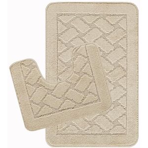 Livabliss Bath Mat Set Bathroom Mats Sets 2 Piece, Washable Non Slip Bath and Toilet Mat Set Bathroom Accessories with Absorbent Bathmat Rug, Shower and Co-ordinating Pedestal Carpet, Beige Livabliss Bath Mat Set Bathroom Mats Sets 2 Piece, Washable Non Slip Bath and Toilet Mat Set Bathroom Accessories with Absorbent Bathmat Rug, Shower and Co-ordinating Pedestal Carpet, Beige