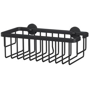 tesa UK tesa MOON BLACK Wall Mounted Shower basket, Matt Black extra deep for more room Suits industrial style and modern bathrooms Drill-free, with self-adhesive solution 92 mm x 250 mm x 125 mm tesa UK tesa MOON BLACK Wall Mounted Shower basket, Matt Black extra deep for more room Suits industrial style and modern bathrooms Drill-free, with self-adhesive solution 92 mm x 250 mm x 125 mm