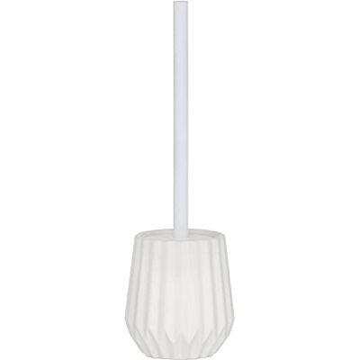 Sealskin Arte Toilet Brush and Holder, Ceramic, White, 11.8 x 26 x 11.8 cm Sealskin Arte Toilet Brush and Holder, Ceramic, White, 11.8 x 26 x 11.8 cm