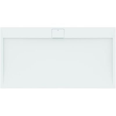 Ideal Standard Ultra Flat S i.Life, Rectangular Shower Tray 170x80 in Resin, Long Side Drain Waste, Stone Effect matt Finish, White Ideal Standard Ultra Flat S i.Life, Rectangular Shower Tray 170x80 in Resin, Long Side Drain Waste, Stone Effect matt Finish, White