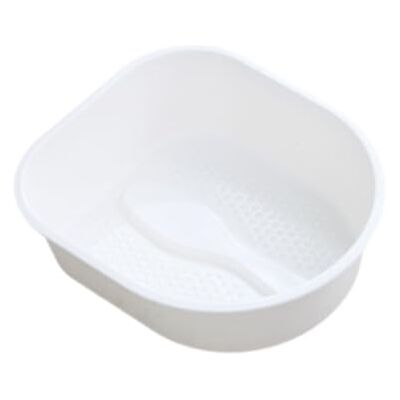 PIXZCSA Extra Large Foot Bath Basin Comfortable Foot Soaking Tub Daily High Capacity Relieves Stress Effectively Massage Basin Bath For Elderly, White, 38.5x33x11.5cm PIXZCSA Extra Large Foot Bath Basin Comfortable Foot Soaking Tub Daily High Capacity Relieves Stress Effectively Massage Basin Bath For Elderly, White, 38.5x33x11.5cm