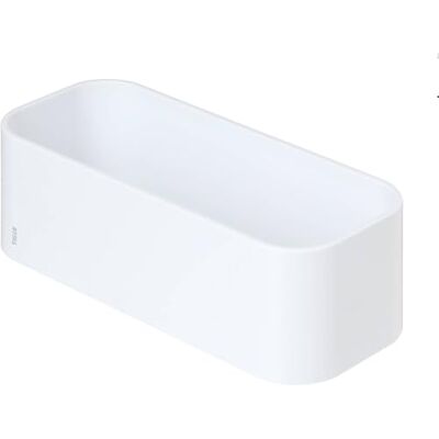 Tiger 2-Store Wall Tray/Shower Basket, ABS, White Tiger 2-Store Wall Tray/Shower Basket, ABS, White
