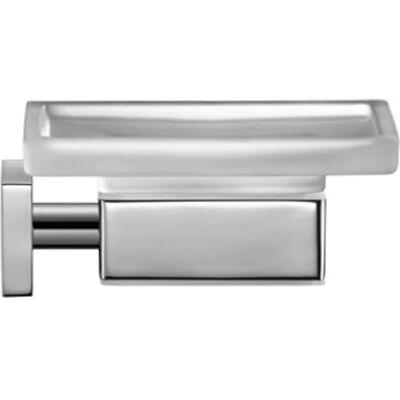 Duravit Soap Dish Square Wall Mounted Soap Holder Soap Dish in Chrome 11.5cm x 12cm Duravit Soap Dish Square Wall Mounted Soap Holder Soap Dish in Chrome 11.5cm x 12cm