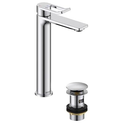 Bristan Saffron Eco Start Tall Basin Mixer Tap - Basin Mixer Tap Bristan Saffron Eco Start Tall Basin Mixer Tap - Basin Mixer Tap