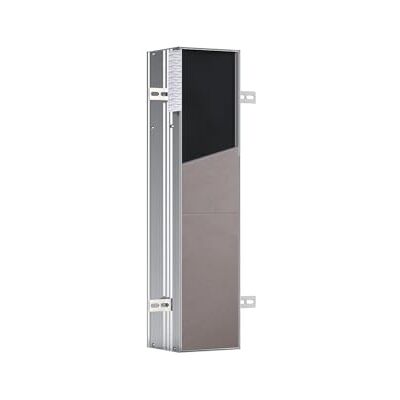Emco Asis Plus 975611007 Module 658 mm (Door Hinge Right, Integrated Brush, Can be Tiled, Flush-Mounted Model, Compartment for Toilet Paper) Aluminium Normal Emco Asis Plus 975611007 Module 658 mm (Door Hinge Right, Integrated Brush, Can be Tiled, Flush-Mounted Model, Compartment for Toilet Paper) Aluminium Normal