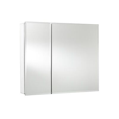 Croydex - Hang 'N' Lock 66x76cm - Aluminium - Double Door - Bathroom Cabinet Croydex - Hang 'N' Lock 66x76cm - Aluminium - Double Door - Bathroom Cabinet