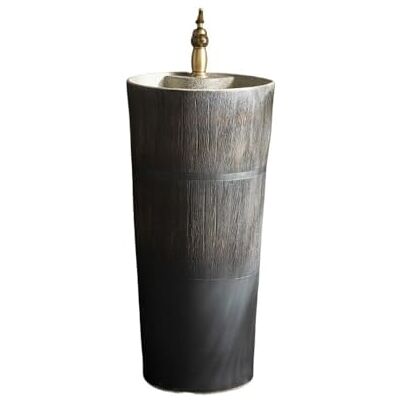 Rv2sGf3kH Bathroom Pedestal Sink Pedestal Sink with Faucet and Drain Kit Ceramic Patio Bathroom Vanity Rv2sGf3kH Bathroom Pedestal Sink Pedestal Sink with Faucet and Drain Kit Ceramic Patio Bathroom Vanity