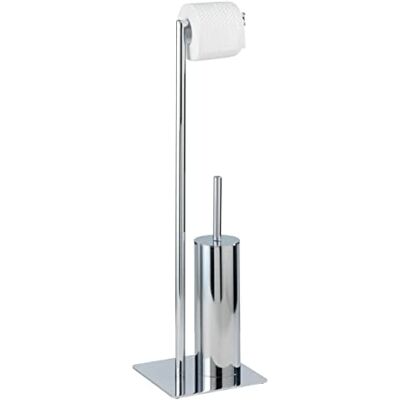 WENKO 18562100 Free Standing Toilet Brush Recco Steel, 20 x 71.5 x 20 cm, Chrome WENKO 18562100 Free Standing Toilet Brush Recco Steel, 20 x 71.5 x 20 cm, Chrome