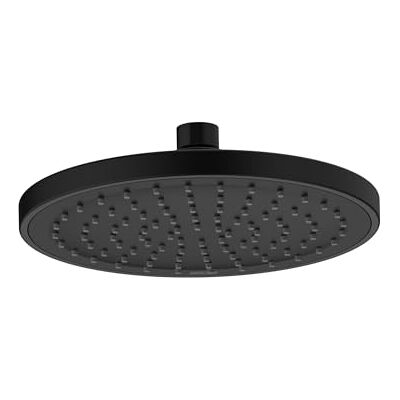 Bristan 200mm Round Fixed Rainfall Shower Head, Easy Clean Nozzles, Black Finish Bristan 200mm Round Fixed Rainfall Shower Head, Easy Clean Nozzles, Black Finish