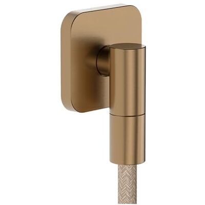 Hansgrohe FixFit Fine Q Wandanschluss - Brushed Bronze - Shower Connection Hansgrohe FixFit Fine Q Wandanschluss - Brushed Bronze - Shower Connection