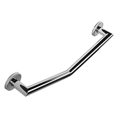 Croydex Chrome Angled Grab Bar Hand Rail - Grab Bar Croydex Chrome Angled Grab Bar Hand Rail - Grab Bar