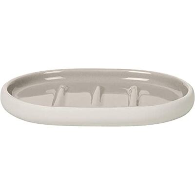 blomus soap Dish, Ceramic, Moonbeam, One Size blomus soap Dish, Ceramic, Moonbeam, One Size