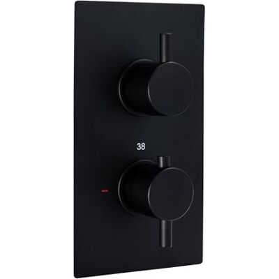 Enki - TSV023 - Matt Black - Single Outlet - Shower Valve Enki - TSV023 - Matt Black - Single Outlet - Shower Valve