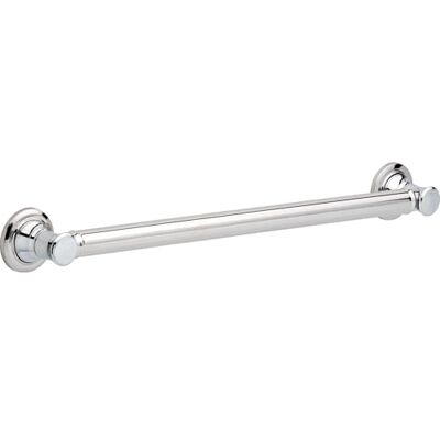 DELTA Faucet 41624, 24-Inch Traditional Bathroom Safety Grab Bar, Polished Chrome DELTA Faucet 41624, 24-Inch Traditional Bathroom Safety Grab Bar, Polished Chrome