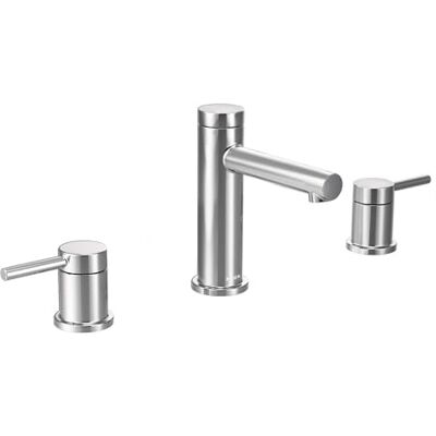 Moen T6193 Align Two-Handle Modern 8-Inch Widespread Bathroom Faucet Trim Kit, Valve Required, Chrome Moen T6193 Align Two-Handle Modern 8-Inch Widespread Bathroom Faucet Trim Kit, Valve Required, Chrome